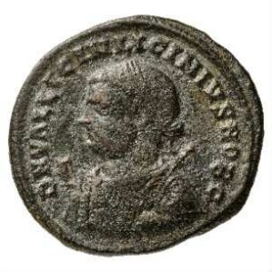 Münze, Follis, 317 - 320 n. Chr.