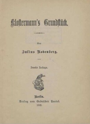 Klostermann's Grundstück