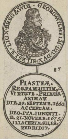 Bildnis des Georgius Wilhelmus von Liegnitz