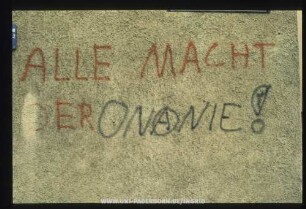ALLE MACHT DER ONANIE!