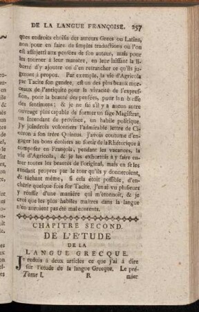Chapitre Second. De L'Étude De La Langue Grecque.