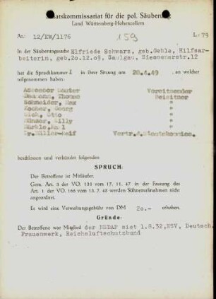 Schwarz, Elfriede