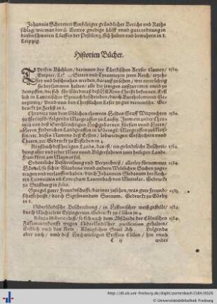 Historien Bücher.