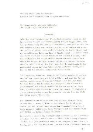 Die Roggenernte mit dem Mähbinder