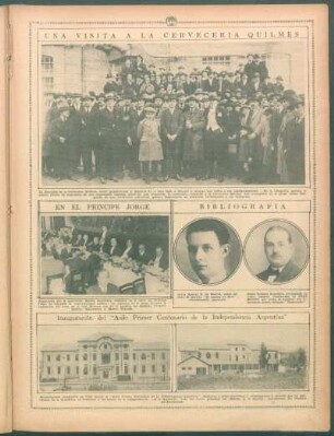 Inauguración del "Asilo Primer Centenario de la Independencia Argentina"