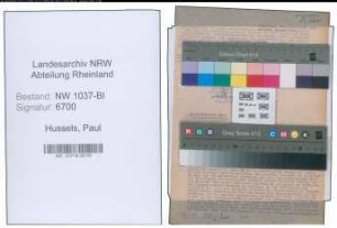 Entnazifizierung Paul Hussels , geb. 09.04.1883 (Gastwirt)