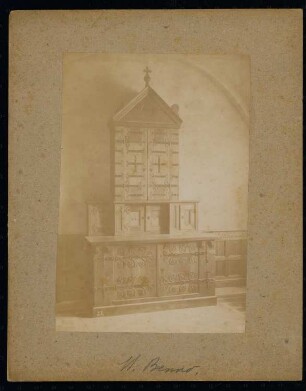 Pfarrkirche Sankt Benno, München: Sakristeischrank