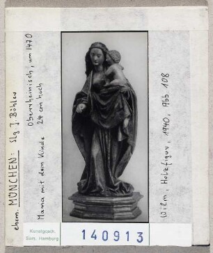 München: Sammlung Böhler, Madonna. Oberrheinisch