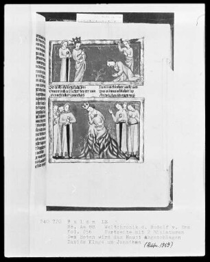 Rudolf von Ems, Weltchronik — ---, Folio 256rectoBildseite