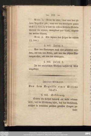 Zweiter Abschnitt. Von dem Begriffe einer Wissenschaft.