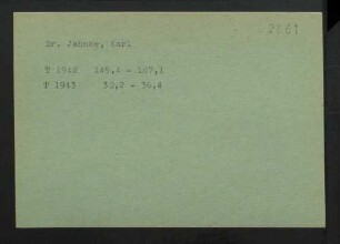 Jahnke, Karl Dr.