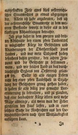 Abhandlung aus dem österreichischen Staatsrechte. 2. 1762