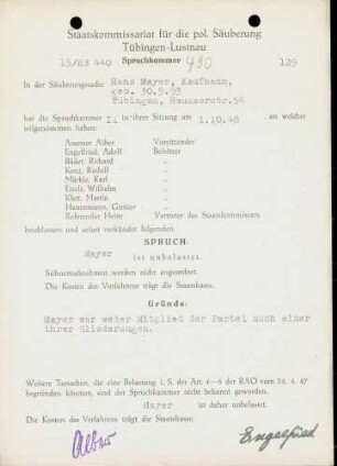Mayer, Hans
