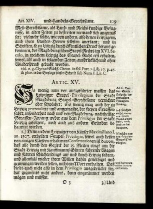 Artic. XV.