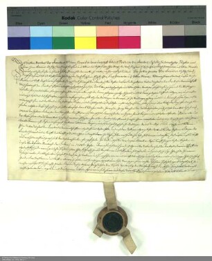 Revers Urban Reinhards von Dernbach bezüglich der Belehnung mit der Wüstung Niedlingen durch Amand [von Buseck], Abt von Fulda