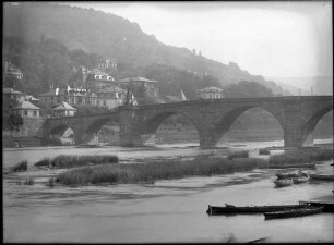 Neckarbrücke Heidelberg Ansicht vom 23.05.1913