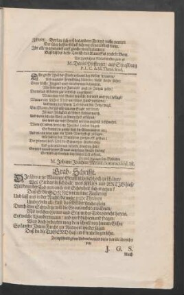 Das gröste Theil der Stadt erstaunt bey diesem Trauren/ [...]