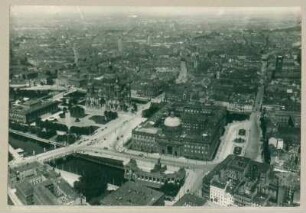 Luftaufnahme Berlin. Stadtschloß und Umgebung