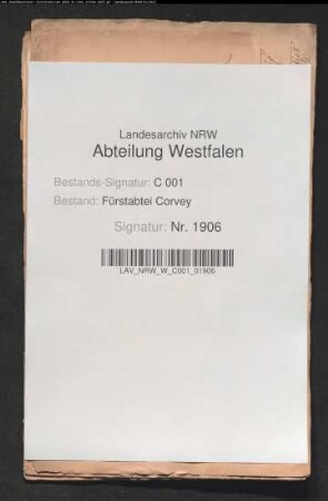 Belehnung der von Stockhausen mit Gütern zu Lütmarsen und Höxter