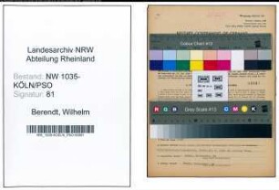 Entnazifizierung Wilhelm Berendt , geb. 17.01.1892 (Bergbauangestellter)
