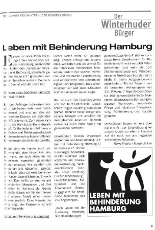 Leben mit Behinderung Hamburg