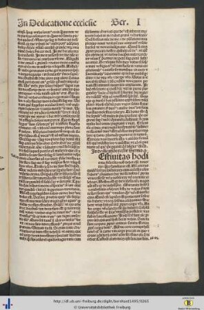 Sermones In dedicatione ecclesie