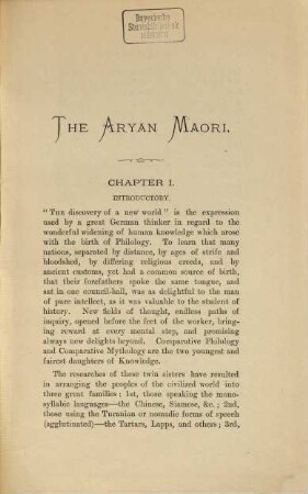 The Aryan Maori