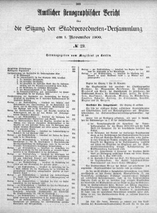 No. 29, 1. November 1900