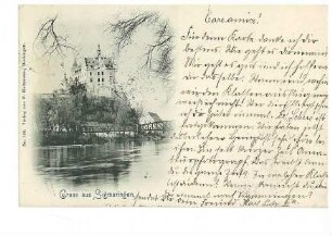 Schloss Sigmaringen und Donau