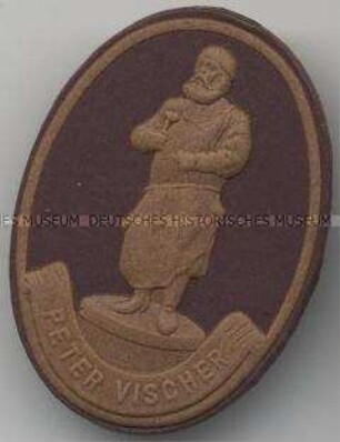 WHW-Abzeichen, Berühmte Franken: Peter Vischer, Straßensammlung im Gau Franken, vom 25./26. Januar 1941