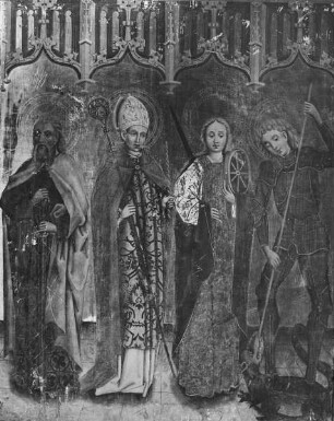 Flügelaltar aus Marolterode — Vier Heilige