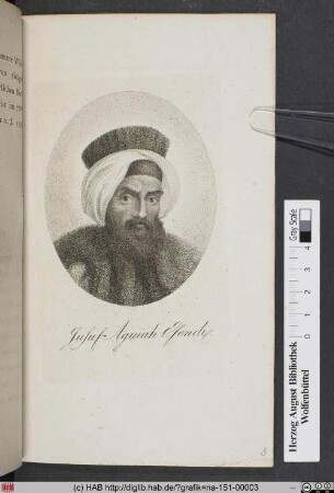 Porträt Yusuf Agâh Efendi.