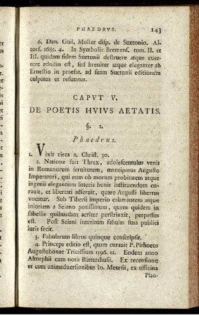 Capvt V. De Poetis Hvivs Aetatis.