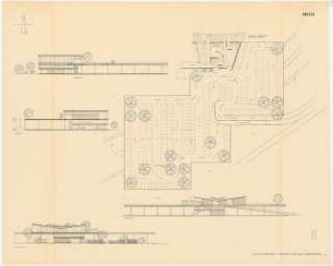 Schlossplatz, Braunschweig: Grundriss, Aufrisse 1:200
