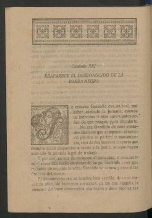 Capítulo XXI - Reaparece el desconocido de la barba negra