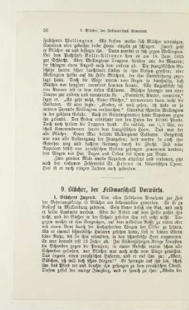 9. Blücher, der Feldmarschall Vorwärts