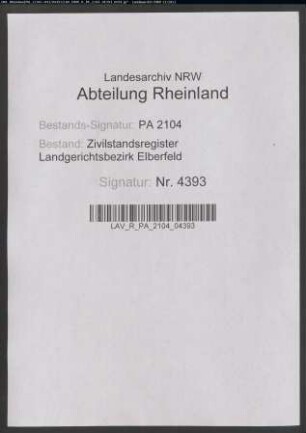 Sterberegister Sonnborn
