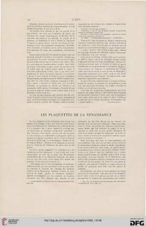 12: Les plaquettes de la Renaissance, [1]