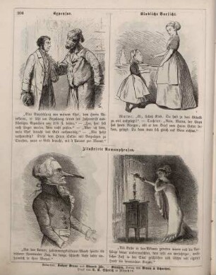 "Expensar" "Kindliche Vorsicht" "Illustrirte Romanphrasen"
