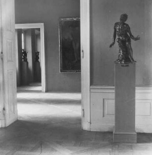 Dresden-Pillnitz. Raumaufnahme. Interimsquartier der Dresdner Gemäldegalerie in Schloss Pillnitz
