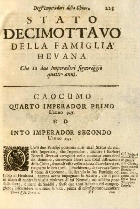 Stato Decimottavo Della Famiglia Hevana ...