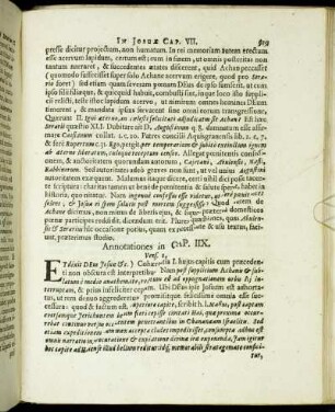 Annotationes in Cap. IIX.
