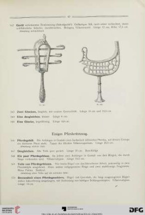 Einiges Pferderüstzeug (Nr. 566-574)