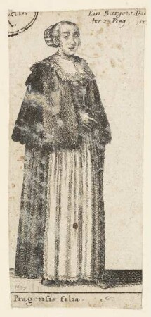 Civis Pragensis filia. Ein Burgers Dochter zu Prag 1636