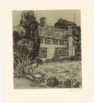 Landhaus: Perspektivische Ansicht