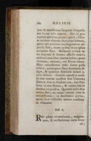 Sect. 6. [De amore & Amicitia.]
