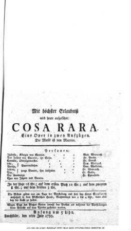 Cosa Rara