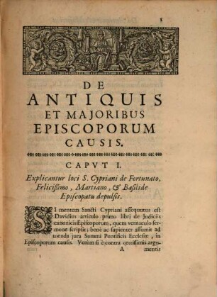 De antiquis et maioribus episcoporum causis liber