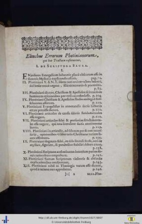 Elenchus Errorum Photinianorum…