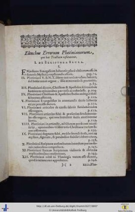 Elenchus Errorum Photinianorum…